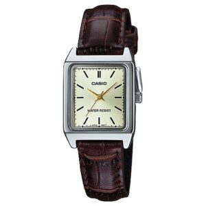 Наручные часы CASIO Collection, коричневый/серебристый