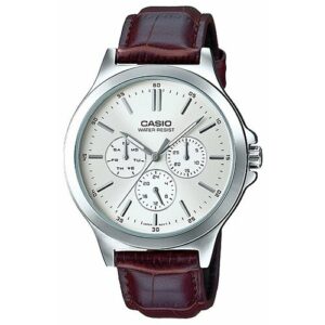 Наручные часы CASIO Standard, серебристый/коричневый