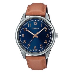 Наручные часы CASIO Collection Men, синий/коричневый
