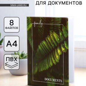 Папка для семейных документов docs, 8 файлов а4