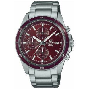 Наручные часы CASIO Edifice, серебристый/коричневый