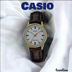 Наручные часы CASIO Collection, золотой, коричневый, белый