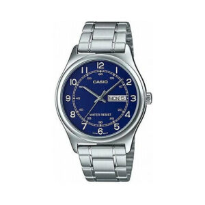 Наручные часы CASIO, синий, серебряный