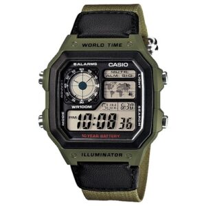 Наручные часы CASIO, зеленый