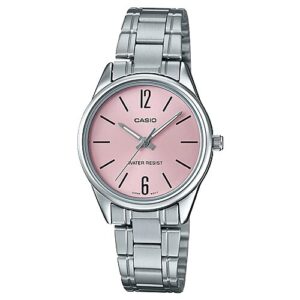 Наручные часы CASIO Классика, серебристый/розовый