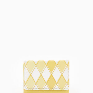 Кошелек женский на кнопке, цвет желтый