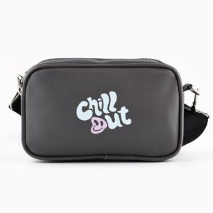 Детская сумка chill out, искусственная кожа, серая 18×6×11 см